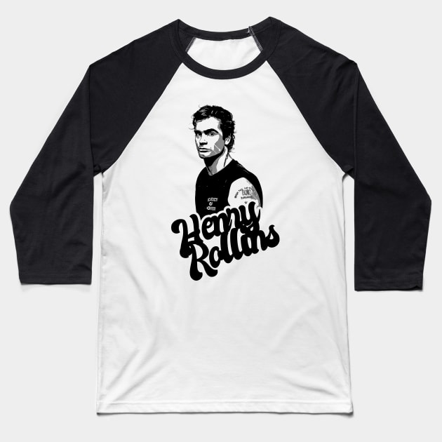 Henry rollins 80s style classic Baseball T-Shirt by Hand And Finger